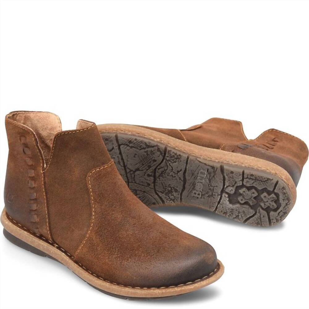 NEW BORN women's taj boots in brown